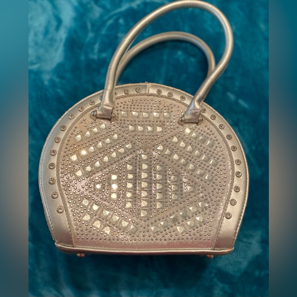 Silver Studded Handbag